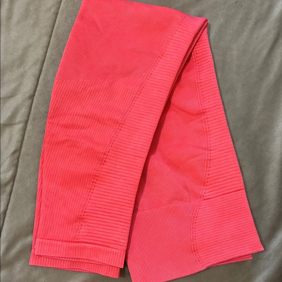 aerie Pink Ribbed Leggings (L) - Picture 7 of 7